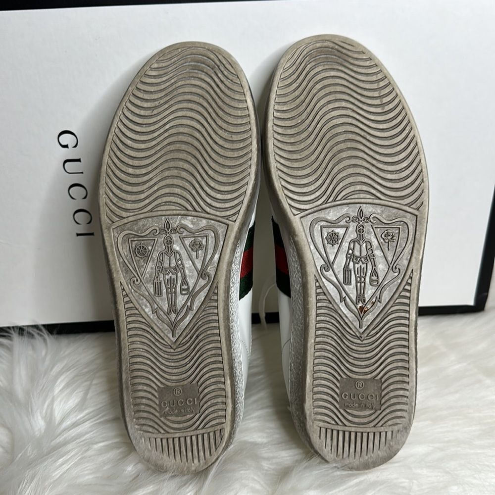 💯Authentic Gucci Sneakers with Cherryline Size 5.5 🍀 - Picture 12 of 15